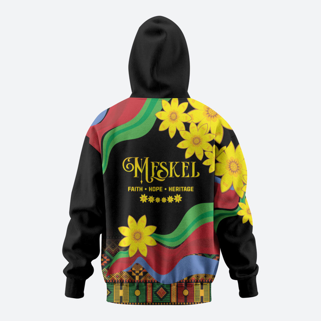 Eritrea Meskel Hoodie Eritrean Tribal Meskel Daisy Flag Inspired