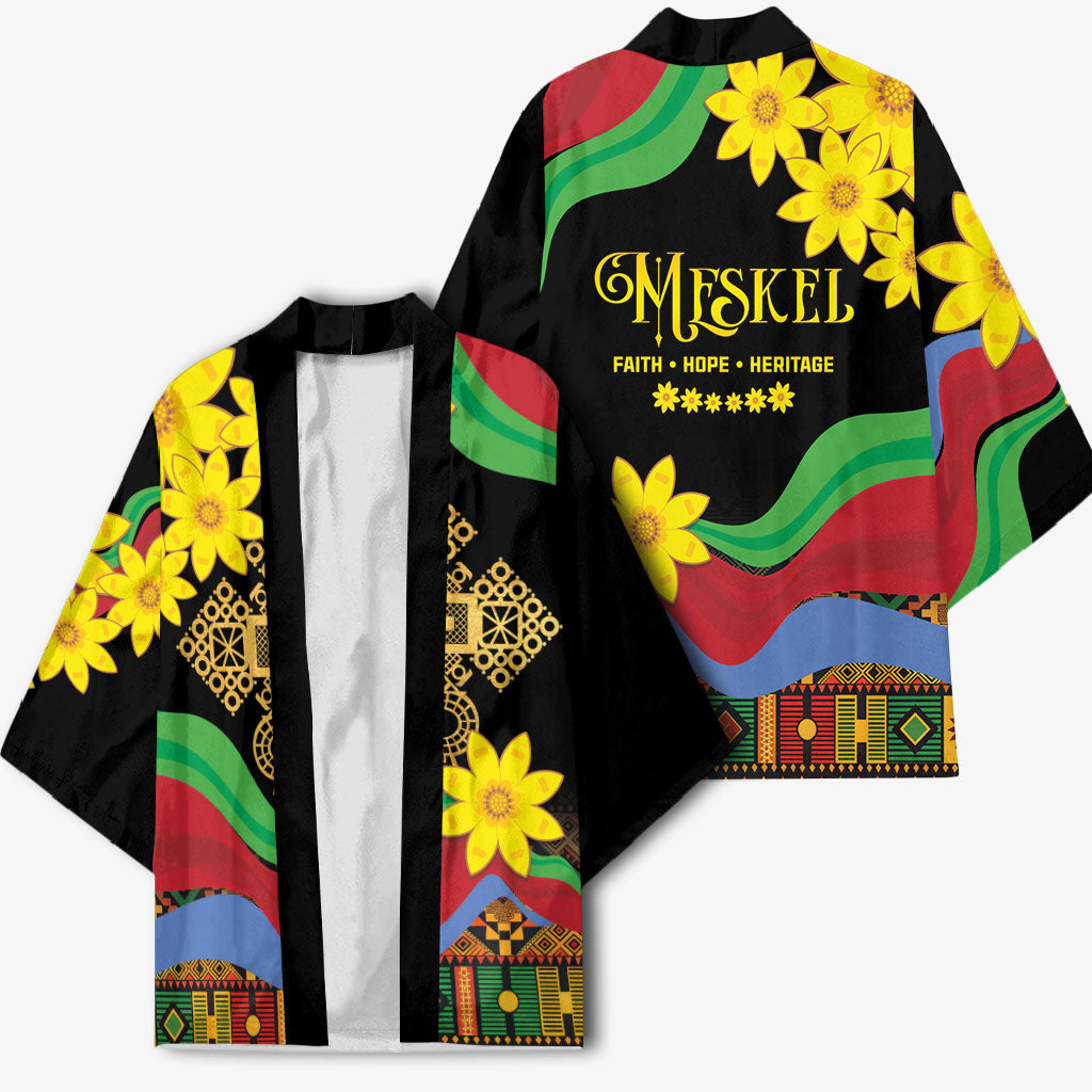 Eritrea Meskel Kimono Eritrean Tribal Meskel Daisy Flag Inspired