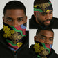 Eritrea Meskel Neck Gaiter Eritrean Tribal Meskel Daisy Flag Inspired