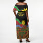 Eritrea Meskel Off Shoulder Maxi Dress Eritrean Tribal Meskel Daisy Flag Inspired