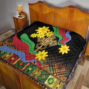 Eritrea Meskel Quilt Eritrean Tribal Meskel Daisy Flag Inspired