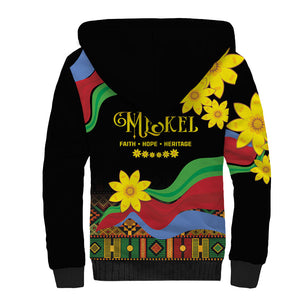 Eritrea Meskel Sherpa Hoodie Eritrean Tribal Meskel Daisy Flag Inspired