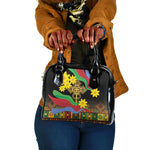 Eritrea Meskel Shoulder Handbag Eritrean Tribal Meskel Daisy Flag Inspired