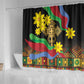 Eritrea Meskel Shower Curtain Eritrean Tribal Meskel Daisy Flag Inspired