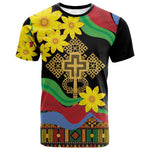 Eritrea Meskel T shirt Eritrean Tribal Meskel Daisy Flag Inspired