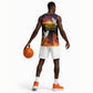 Eritrea Meskel Basketball Jersey Demera Cross Flames of Faith