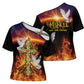 Eritrea Meskel Cross Shoulder Shirt Demera Cross Flames of Faith
