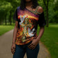 Eritrea Meskel Cross Shoulder Shirt Demera Cross Flames of Faith