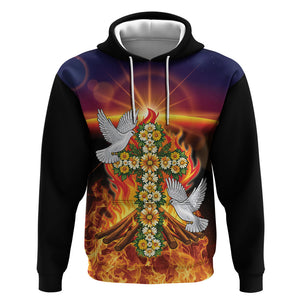 Eritrea Meskel Hoodie Demera Cross Flames of Faith