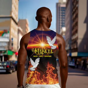 Eritrea Meskel Men Tank Top Demera Cross Flames of Faith