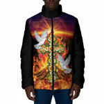 Eritrea Meskel Padded Jacket Demera Cross Flames of Faith