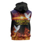 Eritrea Meskel Sleeveless Hoodie Demera Cross Flames of Faith