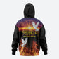Eritrea Meskel Zip Hoodie Demera Cross Flames of Faith