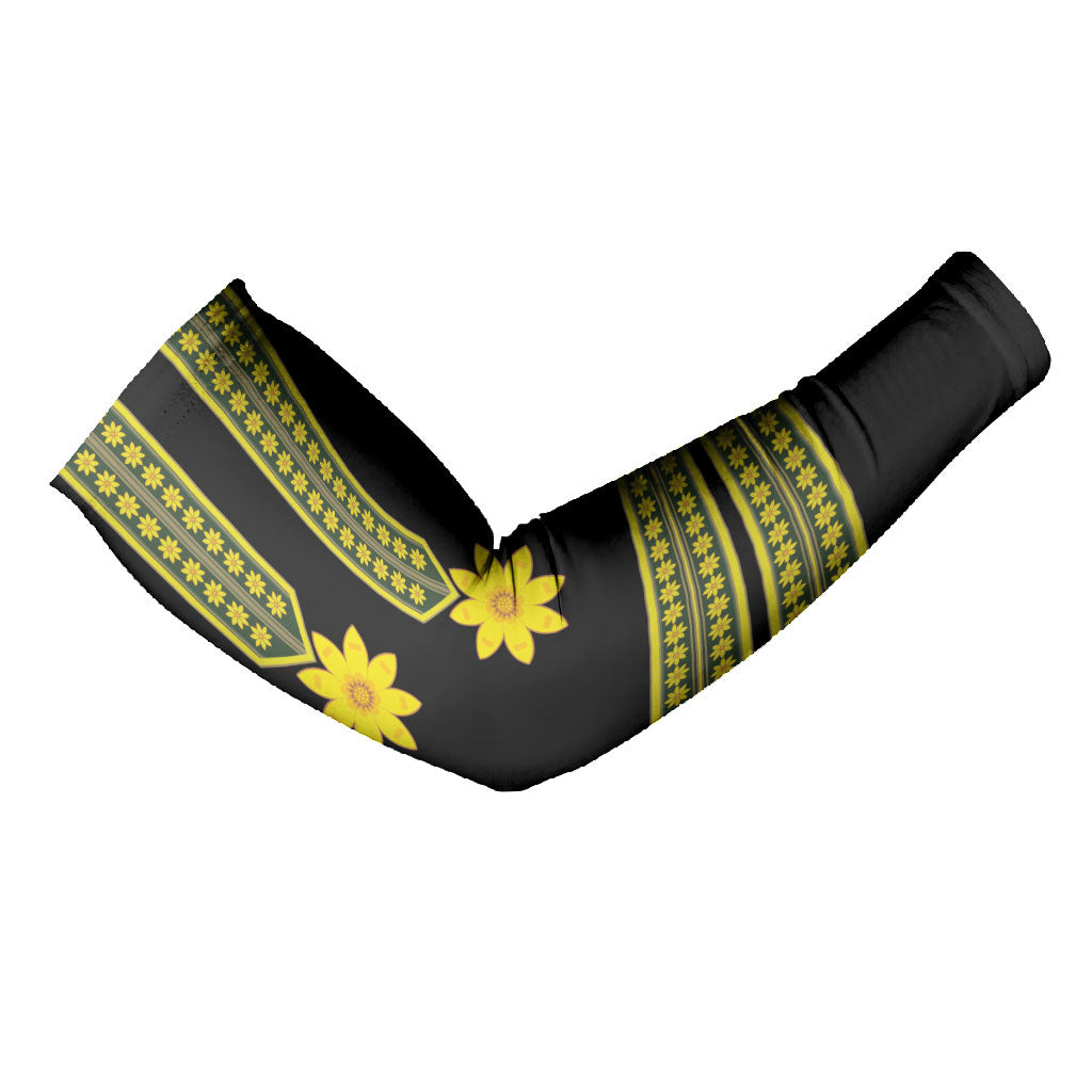 Ethiopian Enkutatash Arm Sleeves Black Adey Flower Tilet Habesha Inspired