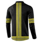 Ethiopian Enkutatash Button Sweatshirt Black Adey Flower Tilet Habesha Inspired