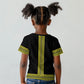 Ethiopian Enkutatash Kid T shirt Black Adey Flower Tilet Habesha Inspired