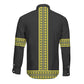 Ethiopian Enkutatash Long Sleeve Button Shirt Black Adey Flower Tilet Habesha Inspired