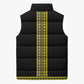 Ethiopian Enkutatash Sleeveless Puffer Jacket Black Adey Flower Tilet Habesha Inspired