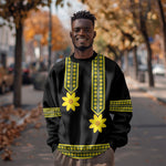 Ethiopian Enkutatash Sweatshirt Black Adey Flower Tilet Habesha Inspired