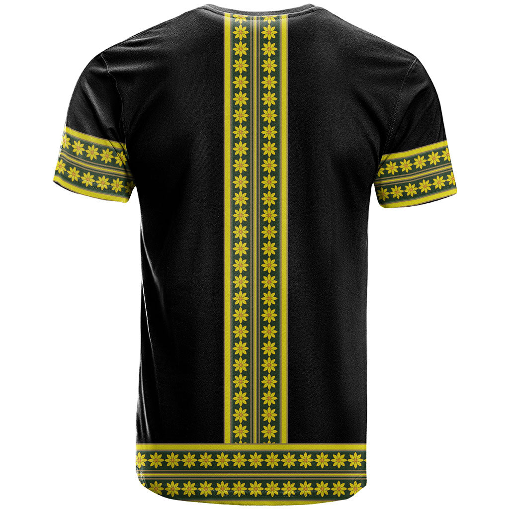 Ethiopian Enkutatash T shirt Black Adey Flower Tilet Habesha Inspired