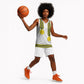 Ethiopian Enkutatash Basketball Jersey White Adey Flower Tilet Habesha Inspired