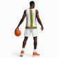 Ethiopian Enkutatash Basketball Jersey White Adey Flower Tilet Habesha Inspired