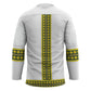 Ethiopian Enkutatash Hockey Jersey White Adey Flower Tilet Habesha Inspired