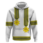Ethiopian Enkutatash Hoodie White Adey Flower Tilet Habesha Inspired