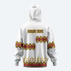 Ethiopian Enkutatash Personalized Hoodie Traditional Habesha Glass D'va Necklace Inspired