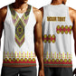 Ethiopian Enkutatash Personalized Men Tank Top Traditional Habesha Glass D'va Necklace Inspired