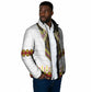 Ethiopian Enkutatash Personalized Padded Jacket Traditional Habesha Glass D'va Necklace Inspired