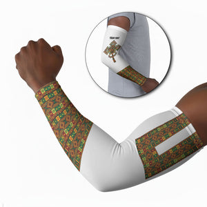 Ethiopian Enkutatash Personalized Arm Sleeves Traditional Habesha Pattern