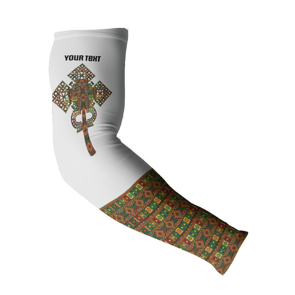 Ethiopian Enkutatash Personalized Arm Sleeves Traditional Habesha Pattern