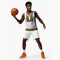 Ethiopian Enkutatash Personalized Basketball Jersey Traditional Habesha Pattern