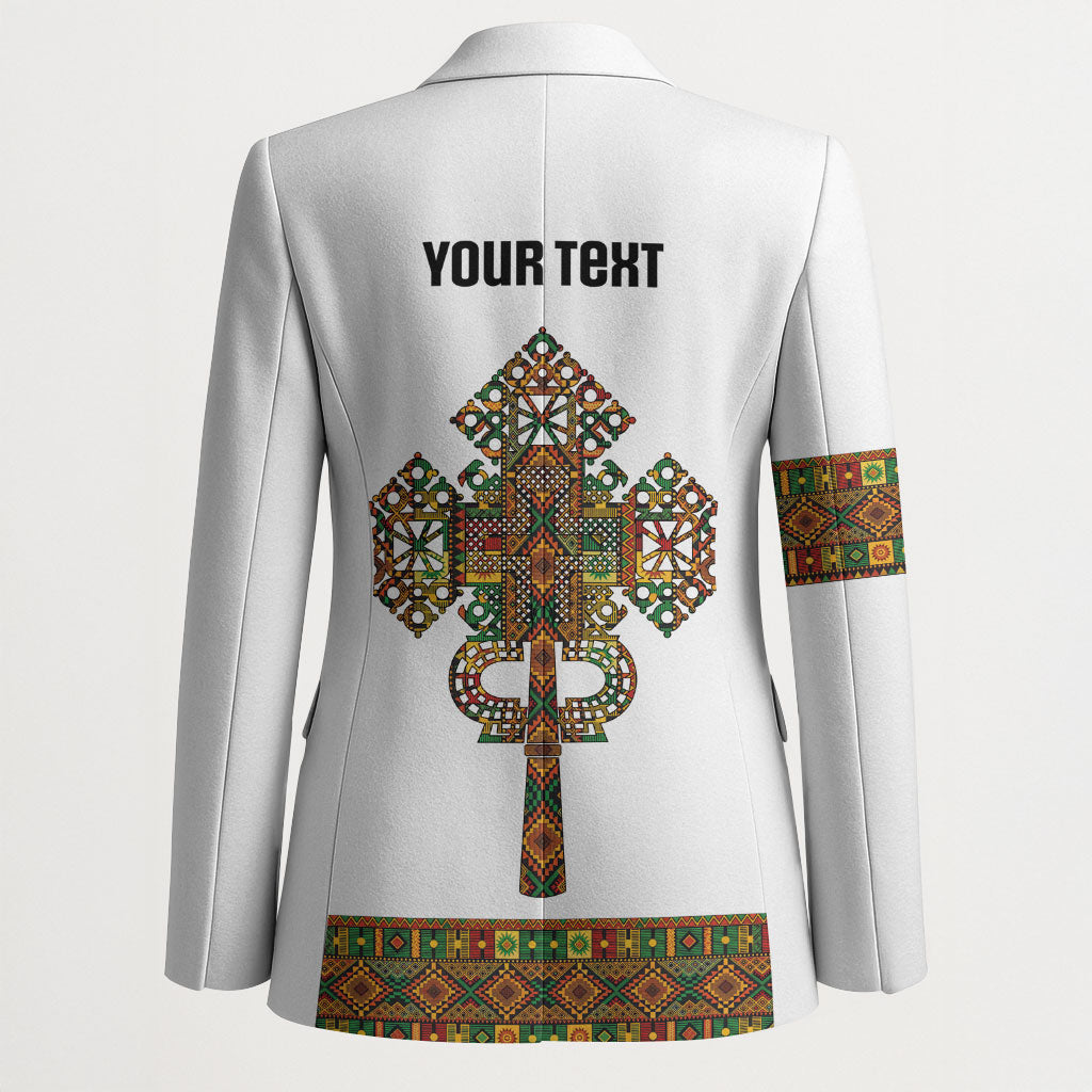 Ethiopian Enkutatash Personalized Blazer Traditional Habesha Pattern