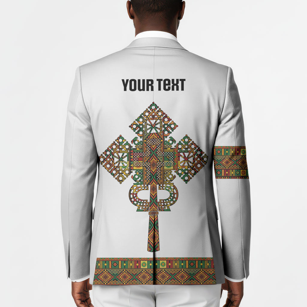 Ethiopian Enkutatash Personalized Blazer Traditional Habesha Pattern