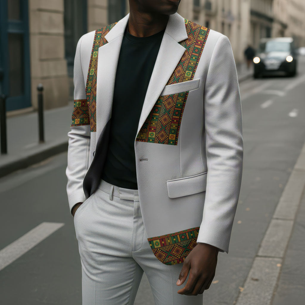 Ethiopian Enkutatash Personalized Blazer Traditional Habesha Pattern