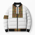 Ethiopian Enkutatash Personalized Bomber Puffer Jacket Traditional Habesha Pattern