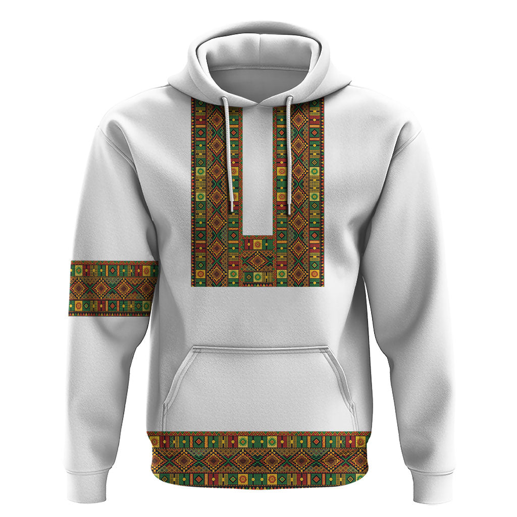 Ethiopian Enkutatash Personalized Hoodie Traditional Habesha Pattern