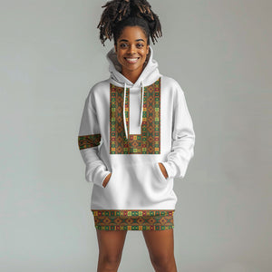 Ethiopian Enkutatash Personalized Hoodie Dress Traditional Habesha Pattern