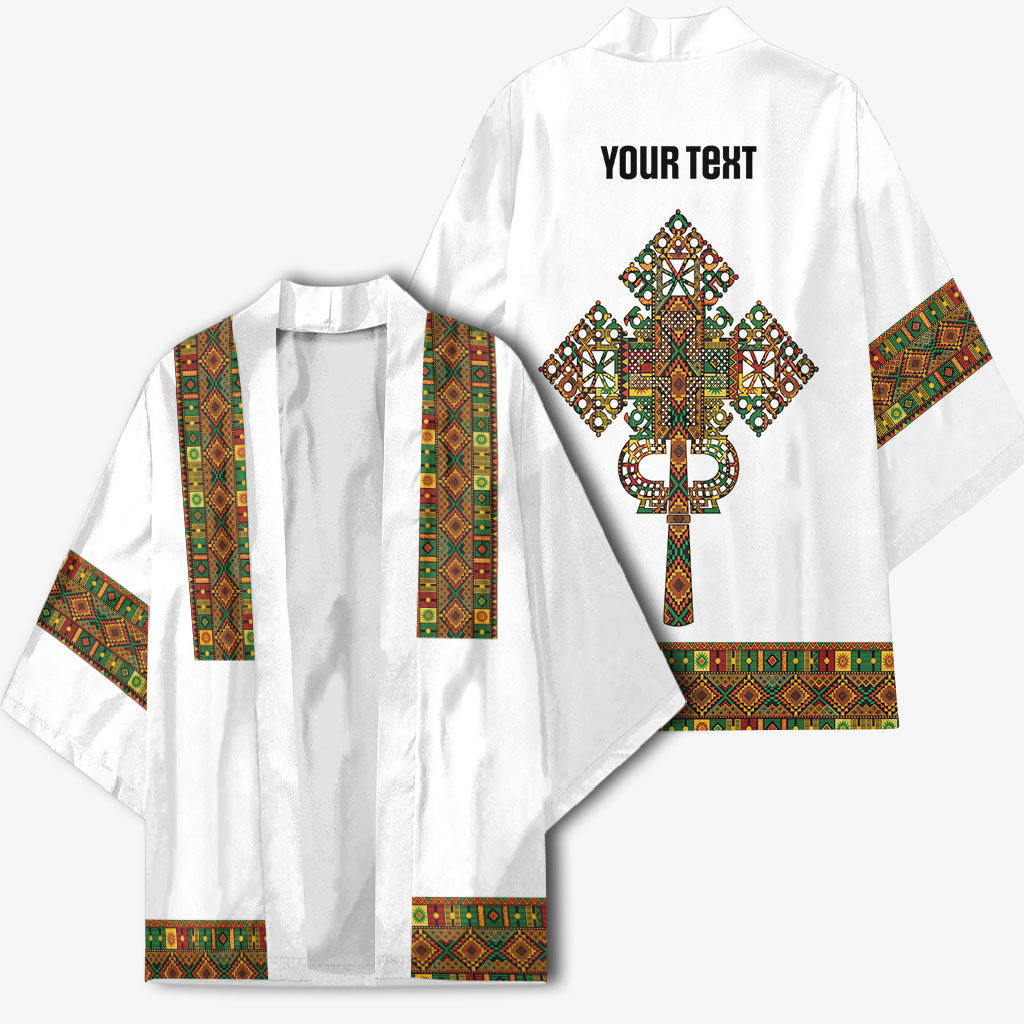 Ethiopian Enkutatash Personalized Kimono Traditional Habesha Pattern