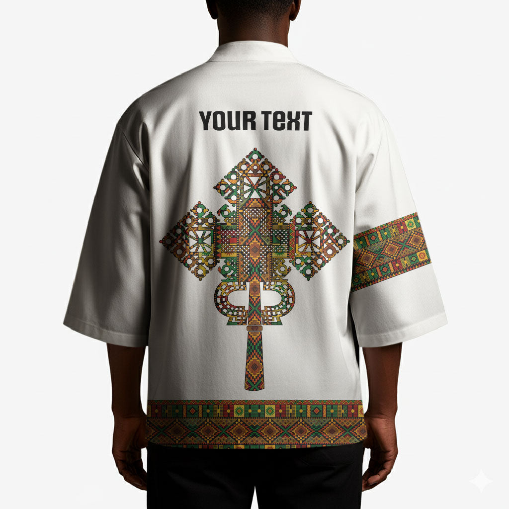 Ethiopian Enkutatash Personalized Kimono Traditional Habesha Pattern