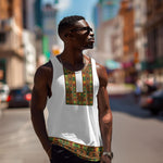 Ethiopian Enkutatash Personalized Men Tank Top Traditional Habesha Pattern