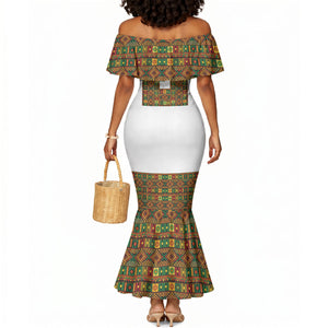 Ethiopian Enkutatash Personalized Mermaid Dress Traditional Habesha Pattern