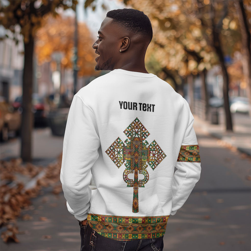 Ethiopian Enkutatash Personalized Sweatshirt Traditional Habesha Pattern