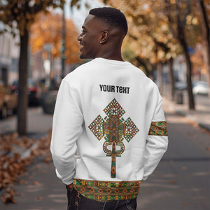 Ethiopian Enkutatash Personalized Sweatshirt Traditional Habesha Pattern