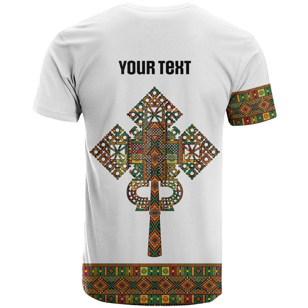 Ethiopian Enkutatash Personalized T shirt Traditional Habesha Pattern