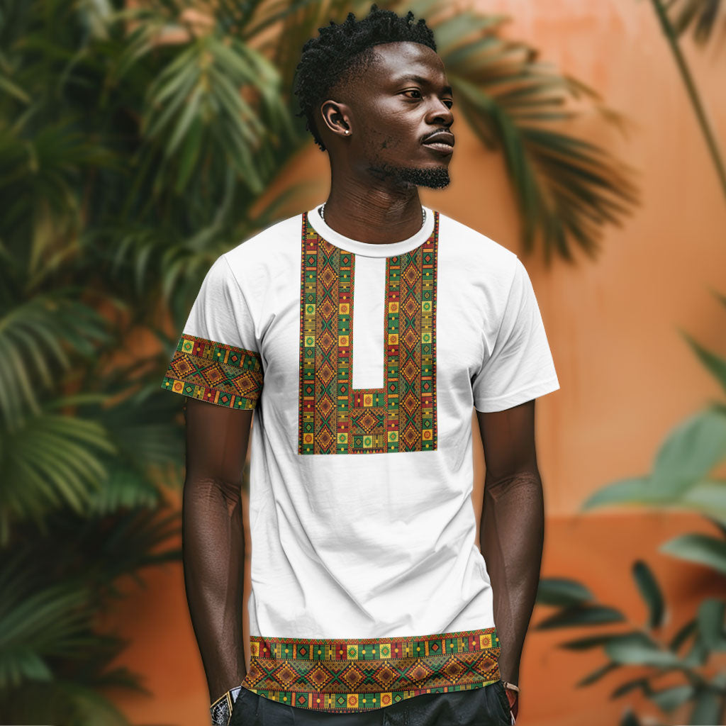 Ethiopian Enkutatash Personalized T shirt Traditional Habesha Pattern