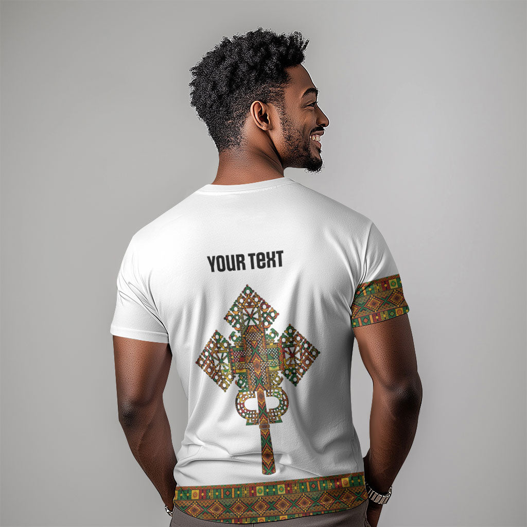 Ethiopian Enkutatash Personalized T shirt Traditional Habesha Pattern