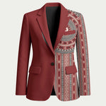 Tunisia Bakhnug Motif Blazer Traditional Tunisian Embroidery Inspired - African Pride